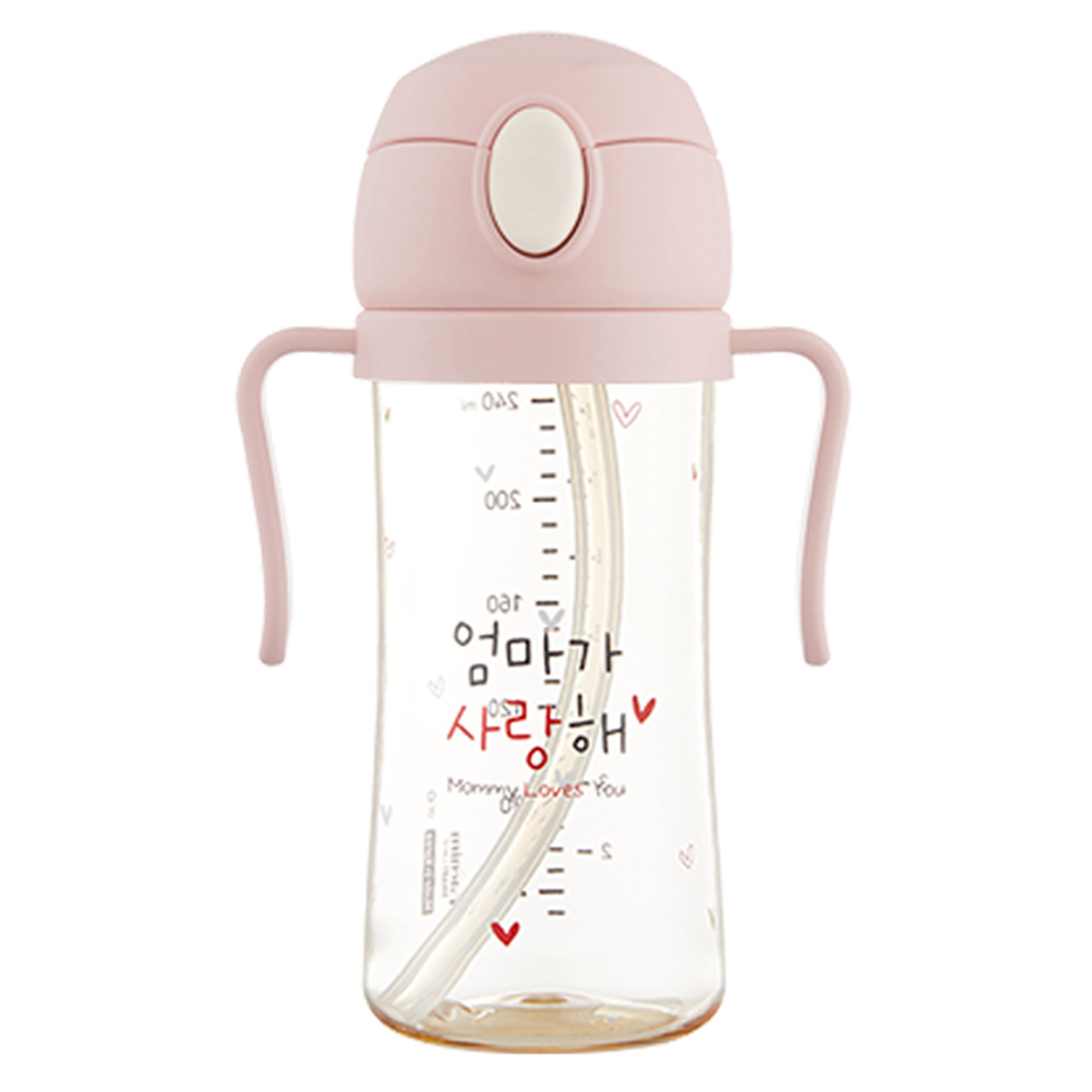 Haenim PPSU One-Touch Straw Bottle (150ml / 250ml)